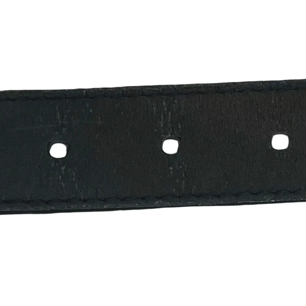 Sunbelt Womens Leather Belt Black Southwestern Silver Concho Emblems Western L